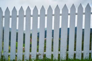 White-wooden-fence